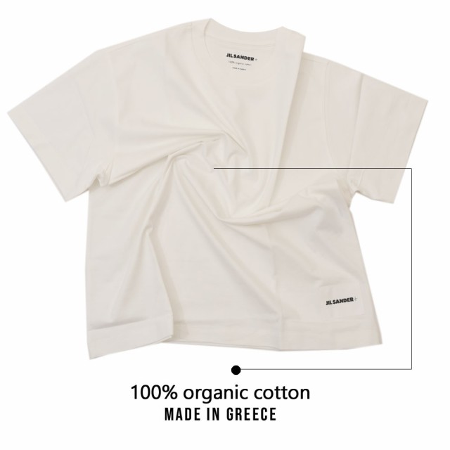 2023新作)新品 ジルサンダー+ JIL SANDER+ オーガニックコットン T