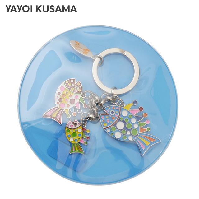 新品 YAYOI KUSAMA ヤヨイ クサマ 草間彌生 KEYRING 魚 MULTI マルチ キーリング グッズの通販は