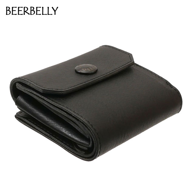 新品 ビアベリー BEERBELLY HATCHBACK ハッチバック コンパクト 財布 ウォレット BLACK ブラック 黒 グッズ