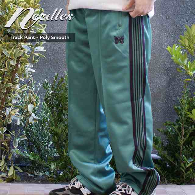 (2023新作)新品 ニードルズ NEEDLES 23SS Track Pant Poly Smooth トラック パンツ EMERALD エメラルド  パンツ｜au PAY マーケット