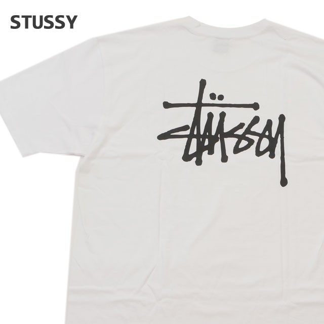 STUSSY - Stussy BIG BASIC PIGMENT DYED TEE 白 赤 Lの通販 by