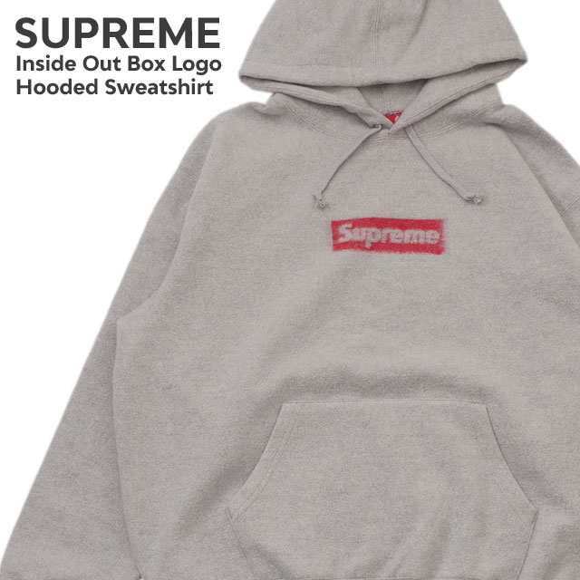 シュプリーム SUPREME 23SS Inside Out Box Logo Hooded Sweatshirt