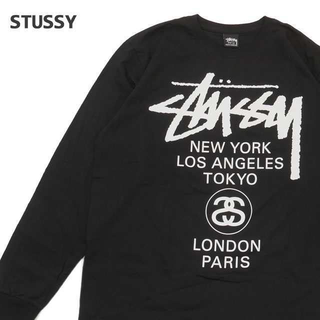 2023新作)新品 ステューシー STUSSY WORLD TOUR LS TEE 長袖Tシャツ