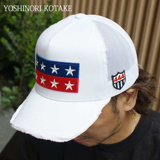 新品 ヨシノリコタケ YOSHINORI KOTAKE STAR WAPPEN MESH CAP メッシュキャップ WHITE ホワイト  ヘッドウェアの通販はau PAY マーケット - クリフエッジ | au PAY マーケット－通販サイト