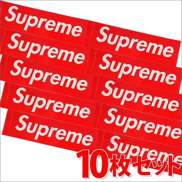 新品 シュプリーム SUPREME Box Logo Sticker 10枚セット RED レッド BOXロゴ ボックスロゴ ステッカー ストリート  スケート スケーター ｜au PAY マーケット