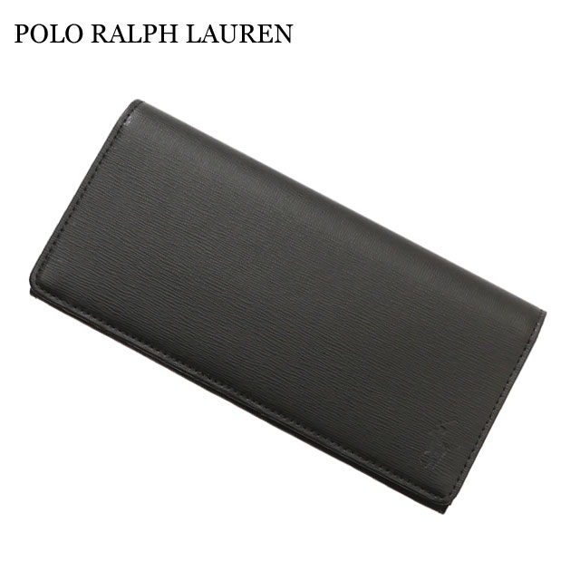 新品 ポロ ラルフローレン POLO RALPH LAUREN P-1011ORIN LEATHER LONG WALLET レザー ロング ウォレット 長財布 長札入れ 二つ折り BLACK ブラック 39ショップ グッズ