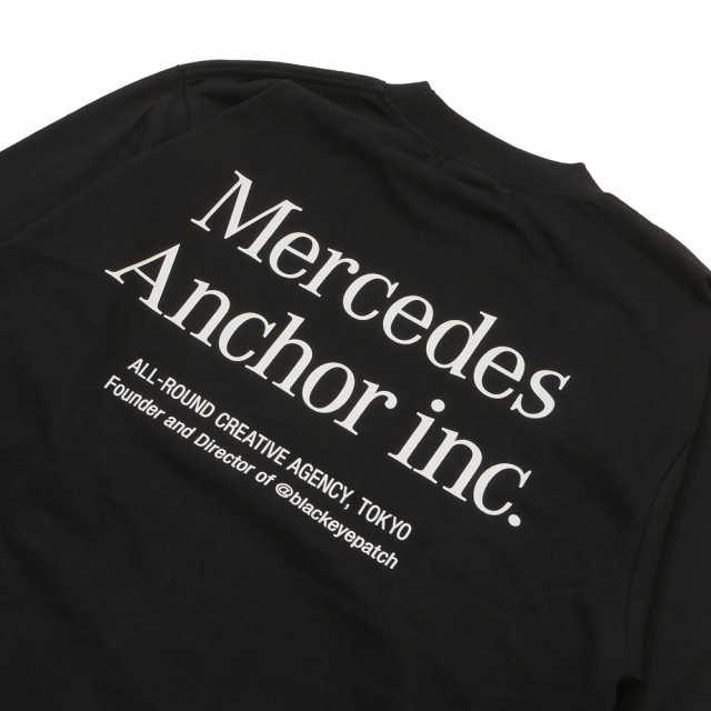 新品 メルセデス アンカーインク MERCEDES ANCHOR INC. L/S TEE 長袖Tシャツ BLACK ブラック TOPS