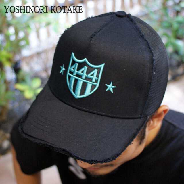 新品 ヨシノリコタケ YOSHINORI KOTAKE 444LOGO MESH CAP メッシュ ...