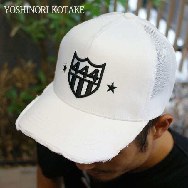 新品 ヨシノリコタケ YOSHINORI KOTAKE 444LOGO MESH CAP メッシュ ...