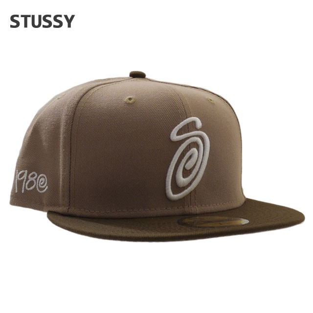 2023新作)新品 ステューシー STUSSY CURLY S 59FIFTY NEW ERA CAP S