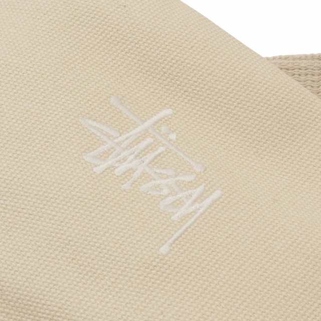 STUSSY CANVAS SIDE POUCH NATURAL