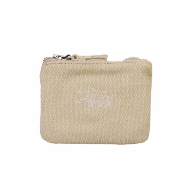 stussy canvas coin pouch コインケース 小物入れ ポーチ - 小物
