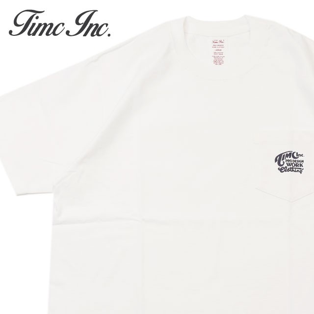 Timc Tokyo Indians INC-STP-01 ポケットTシャツ 白