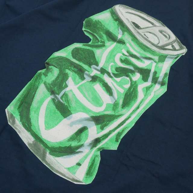 2023新作)新品 ステューシー STUSSY SODA CAN TEE Tシャツ NAVY