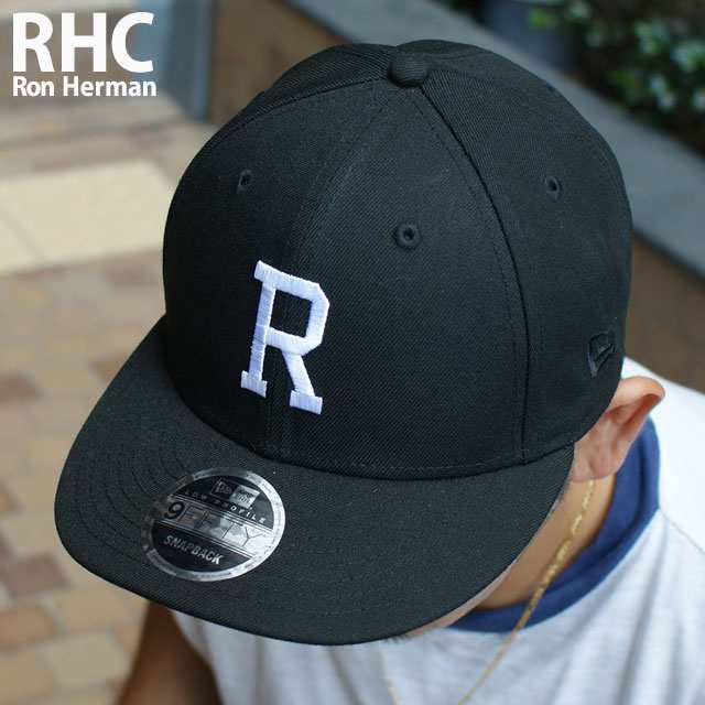 (2023新作)新品 ロンハーマン RHC Ron Herman x ニューエラ NEW ERA 9FIFTY Low Profile R Logo  Cap キャップ BLACK ブラック ビーチスタ｜au PAY マーケット