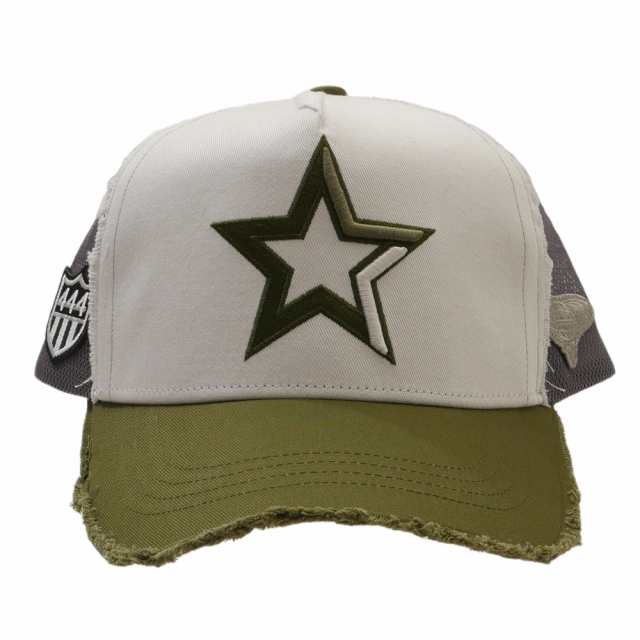 (2023新作)新品 ヨシノリコタケ YOSHINORI KOTAKE x ビームスゴルフ BEAMS GOLF STAR MESH CAP キャップ  OLIVE オリーブ エンブレム ゴル｜au PAY マーケット