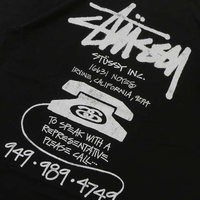 Stussy Old Phone Tee Pigment Dyed ステューシー