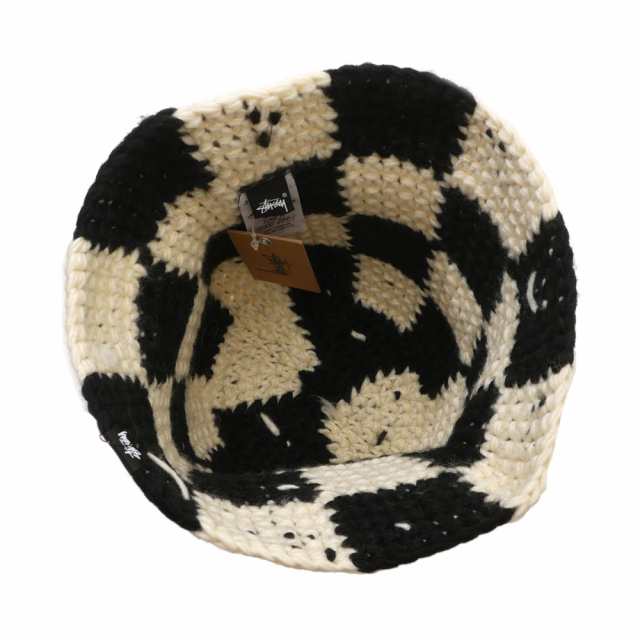 2023新作)新品 ステューシー STUSSY CHECKER KNIT BUCKET HAT バケット