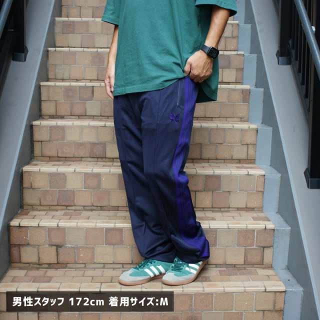 新品 ニードルズ NEEDLES Narrow Track Pant Poly Smooth ナロー トラック パンツ NAVY ネイビー ニードルス  ネペンテス パンツ｜au PAY マーケット