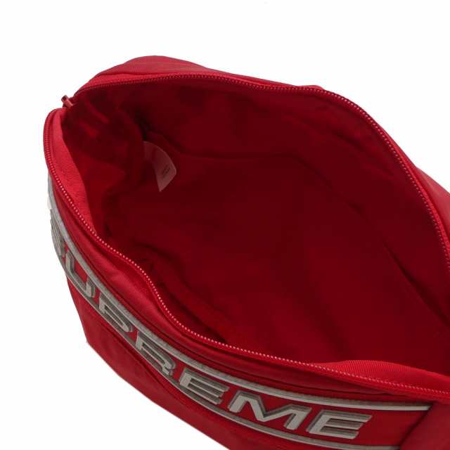 本物！Supreme Waist Bag （SS18）Redメンズ - ウエストポーチ