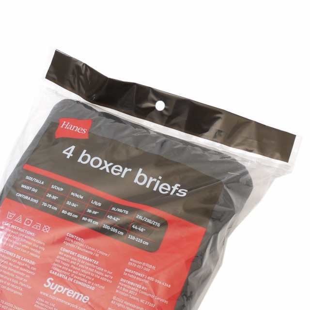 新品 シュプリーム SUPREME x ヘインズ Hanes Boxer Briefs (4