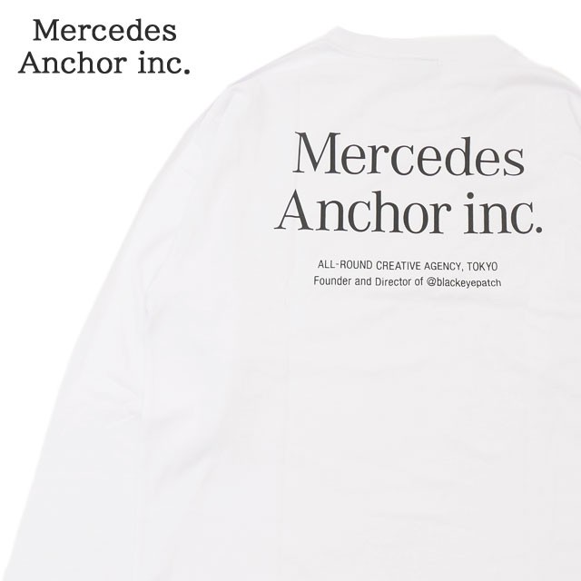 Mercedes anchor Ｔシャツ Ｌ ポケット-