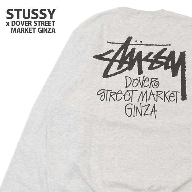 新品 ステューシー STUSSY STOCK DSM GINZA CREW クルースウェット SWT