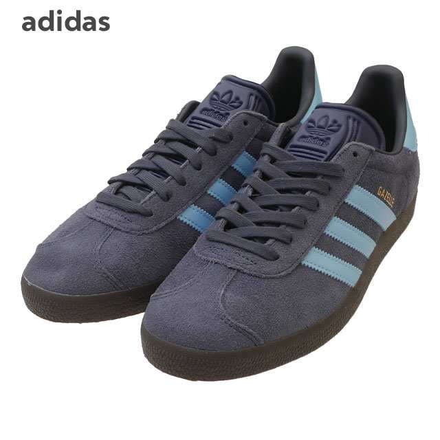 adidas アディダス gazelle スニーカー 24.5cm ネイビー - スニーカー