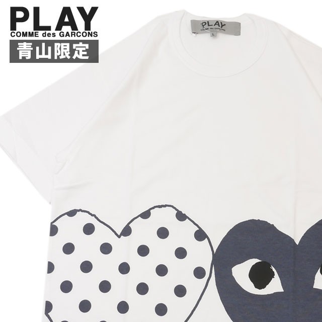 コムデギャルソンplay ツインハートTシャツ