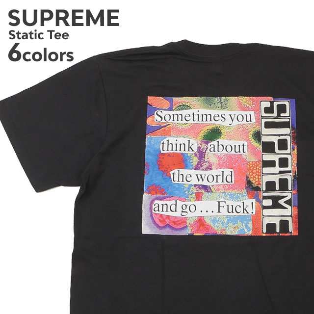 2023新作)新品 シュプリーム SUPREME 23FW Static Tee Tシャツ 23AW