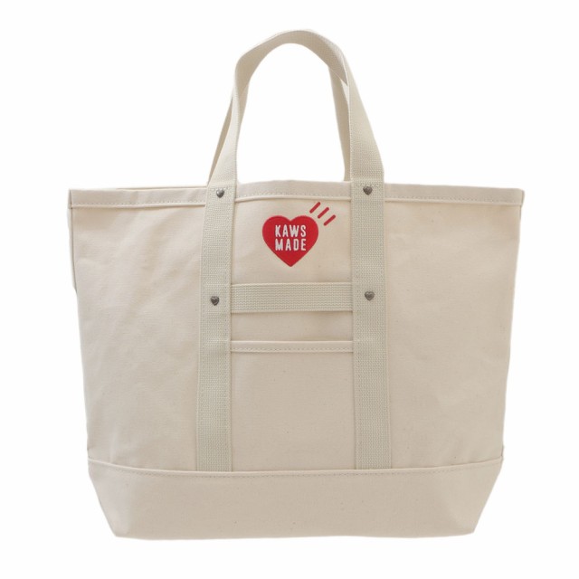 新品 ヒューマンメイド HUMAN MADE x カウズ KAWS TOTE BAG LARGE #1 