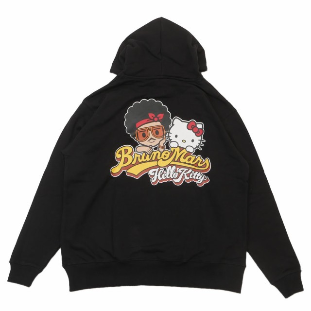 (2024新作)新品 ブルーノ・マーズ BRUNO MARS x ハローキティ HELLO KITTY HOODIE パーカー ブルーノマーズ  サンリオ キティちゃん SWT/H｜au PAY マーケット