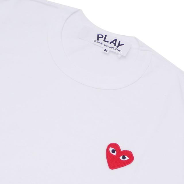 新品 プレイ コムデギャルソン PLAY COMME des GARCONS RED HEART LS TEE 長袖Tシャツ ハート ロゴ AX-T118-051 TOPS