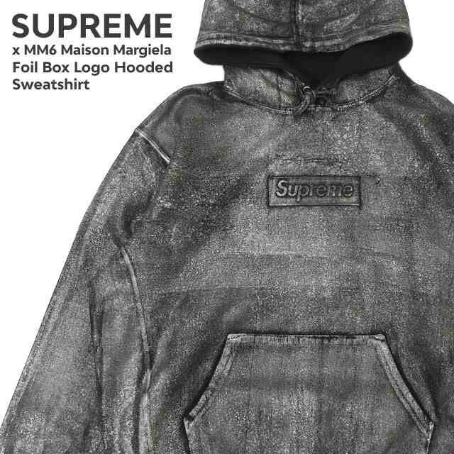 2024新作)新品 シュプリーム SUPREME x メゾン マルジェラ MM6 Maison Margiela Foil Box Logo  Hooded Sweatshirt ボックスロゴ フーディー スウェット パーカー ストリート スケート スケーター エムエム6  SWT/HOODYの通販はau PAY マーケット - クリフエッジ | au PAY ...