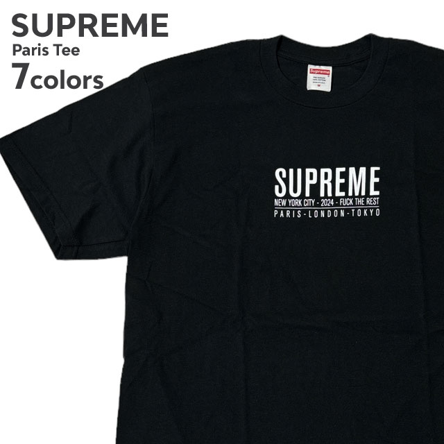新品 シュプリーム SUPREME Paris Tee パリ Tシャツ ストリート スケート スケーター 半袖Tシャツの通販は