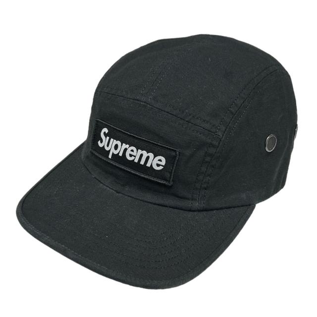Supreme 黒 ワークキャップ Supreme 黒 ワークキャップUSA製コットン100% Supreme 黒 ワークキャップ