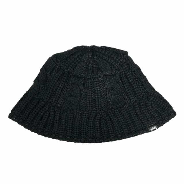 2024新作)新品 ステューシー STUSSY CABLE KNIT BUCKET HAT バケット ハット バケハ スケート ストリート  エイトボール ストックロゴ ストゥーシー スチューシー ヘッドウェア ソフトハット・中折れ帽