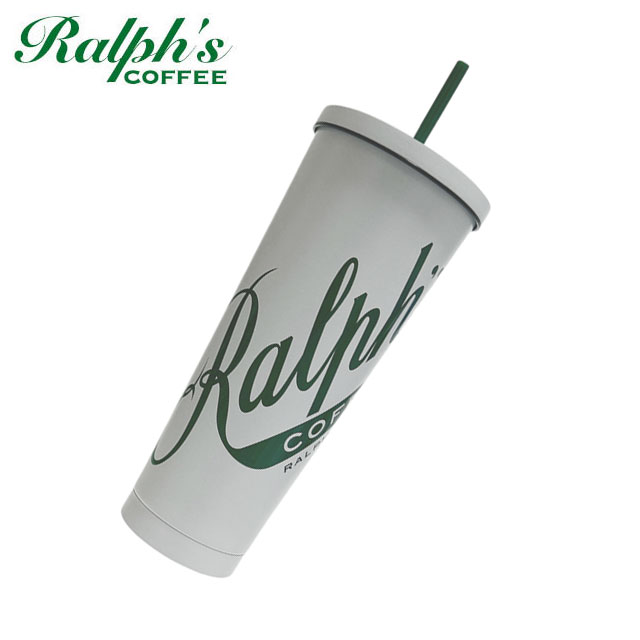 新品 ラルフズ コーヒー Ralphs Coffee Ice Beverage Cup & Straw カップ ストロー ポロ ラルフローレン POLO RALPH LAUREN グッズの通販は