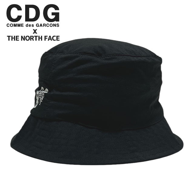 (2024新作)新品 シーディージー CDG コムデギャルソン x ザ・ノースフェイス THE NORTH FACE PACKABLE RIPSTOP BUCKET HAT パッカブル リ