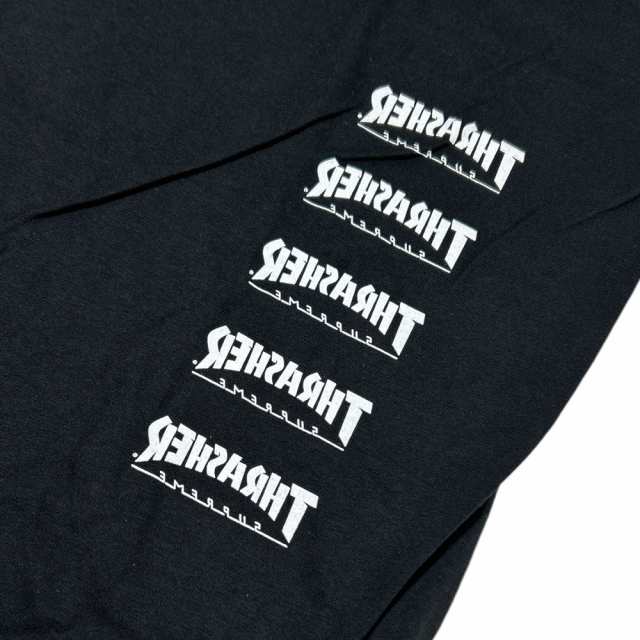 (2024新作)新品 シュプリーム SUPREME x スラッシャー Thrasher 24FW Back Tail Tee Tシャツ 24AW ストリート スケート スケーター 半袖T