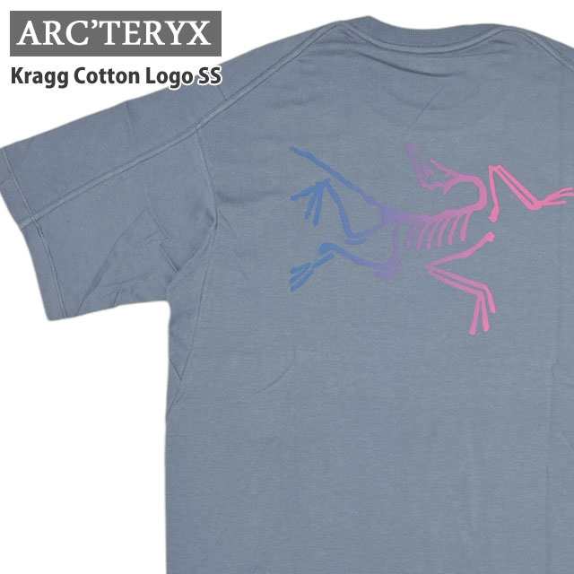 (2024新作)新品 アークテリクス ARC'TERYX Kragg Cotton Logo SS Tシャツ X000008464 アウトドア キャンプ クライミング 登山 通勤 ビジ