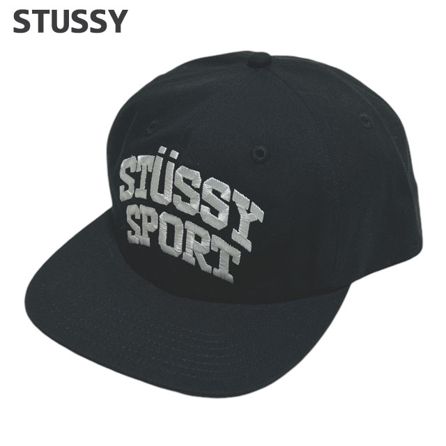新品 ステューシー STUSSY MD STUSSY SPORT CAP キャップ スケート ストリート エイトボール ストックロゴ ヘッドウェアの通販は