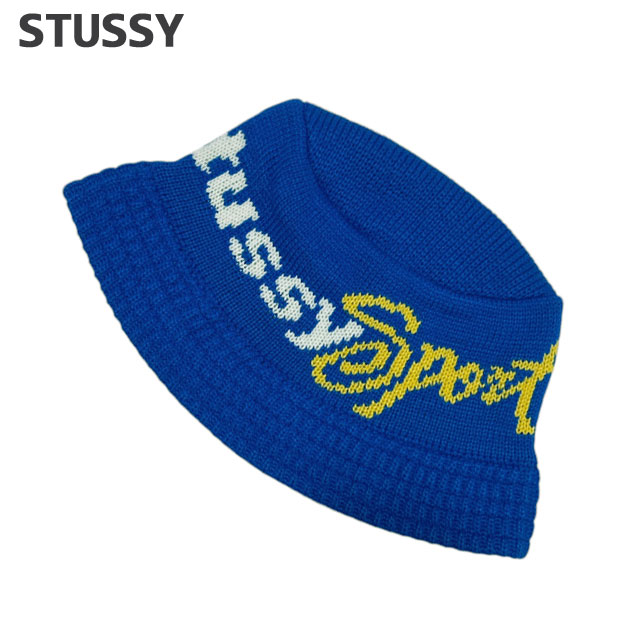 新品 ステューシー STUSSY BUCKET STUSSY SPORT KNIT バケット ハット