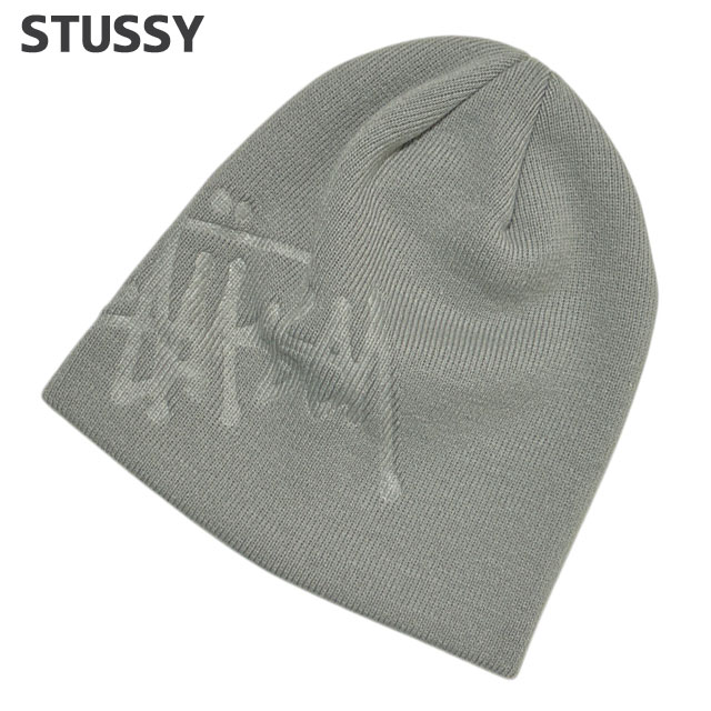 新品 ステューシー STUSSY DEBOSSED BASIC LOGO SKULLCAP ビーニー スカルキャップ ニット キャップ スケート ストリート エイトボール ストックロゴ ヘッドウェア