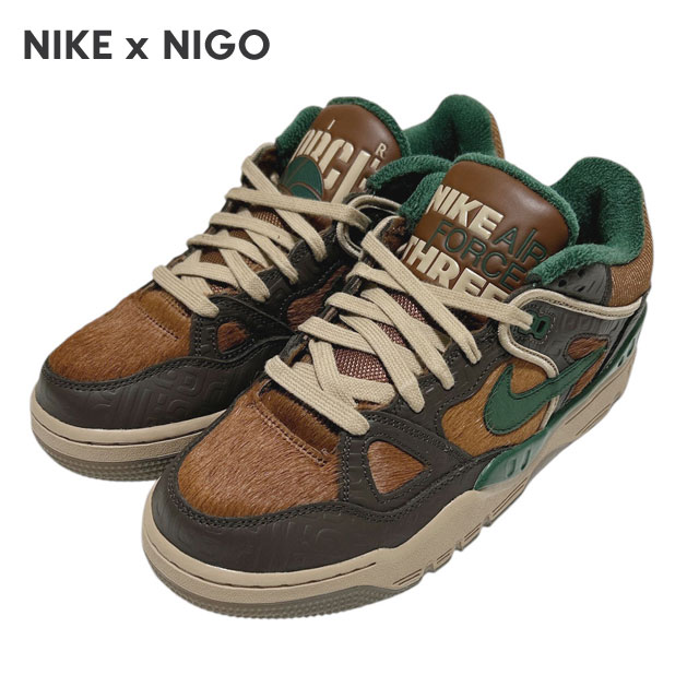 【価格見直しました】 新品 ナイキ NIKE x ニゴー NIGO AIR FORCE 3 LOW SP エア フォース 3 HQ0260-201 ヒューマンメイド HUMAN MADE フットウェア