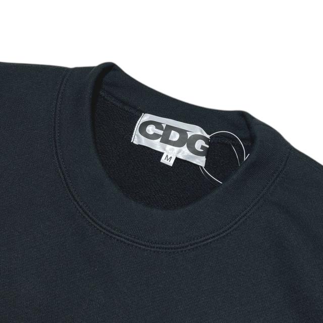 CDG OVERSIZED SWEATSHIRT スウェット M ブラック CDG by Comme des Garcons. / シーディージー コムデギャルソン