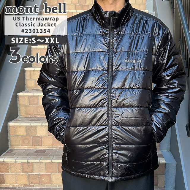 (2025新作)新品 モンベル mont-bell US サーマラップ クラシック ジャケット 2301354 海外モデル 保温性 耐久性 アウトドア OUTER ダウンジャケット