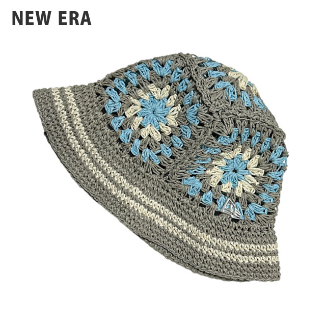 (2025新作)新品 ニューエラ NEW ERA CROCHET KNIT PAPER OSFM クロシェ ニット バケット ハット 14388395 NewEra ヘッドウェア