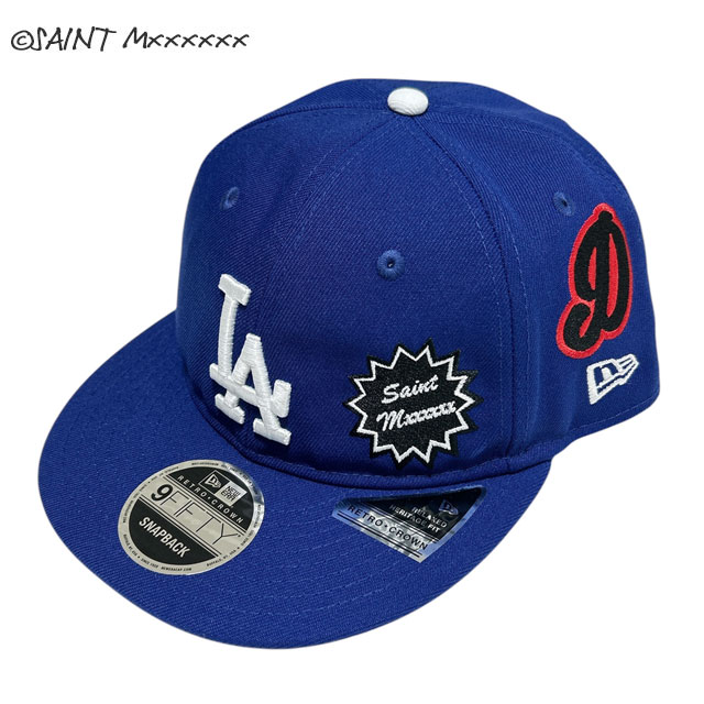 【価格見直しました】 新品 セント マイケル SAINT MICHAEL x NEW ERA ニューエラ DODGERS NE CAP ドジャース キャップ SAINT Mxxxxxx ヘッドウェア