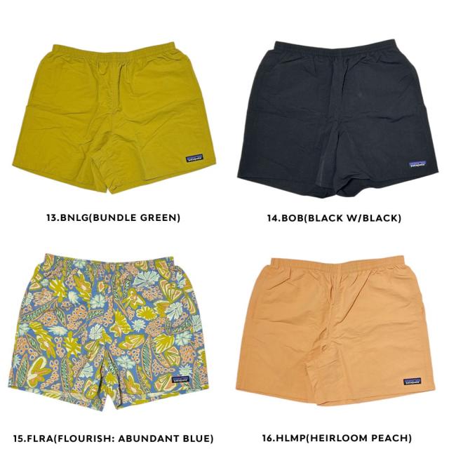 25SS新作追加] 新品 パタゴニア Patagonia Ms Baggies Shorts 5